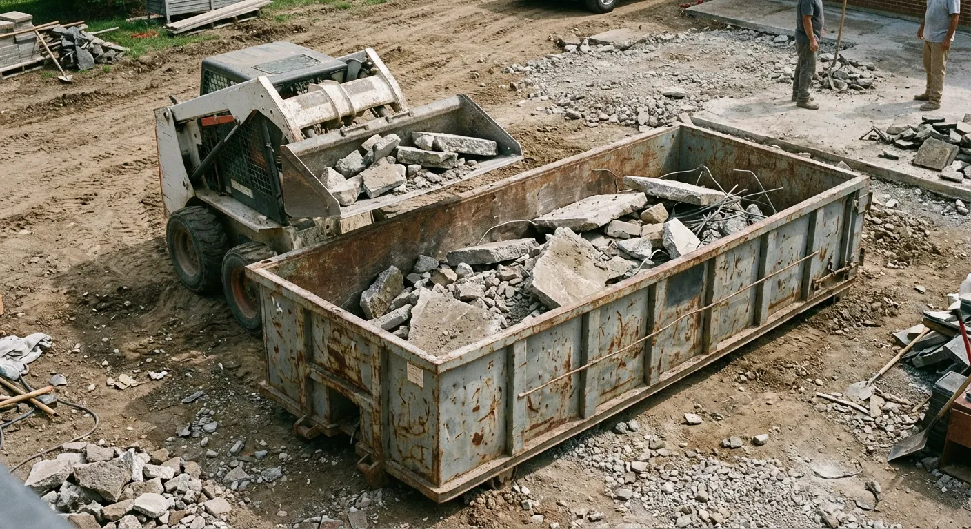 Heavy Concrete Patio Removal in Richardson, TX