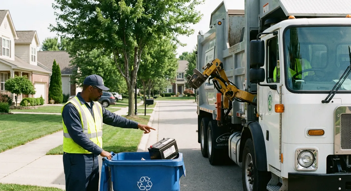 Prohibited items and hazardous materials for dumpster rental in Richardson, TX