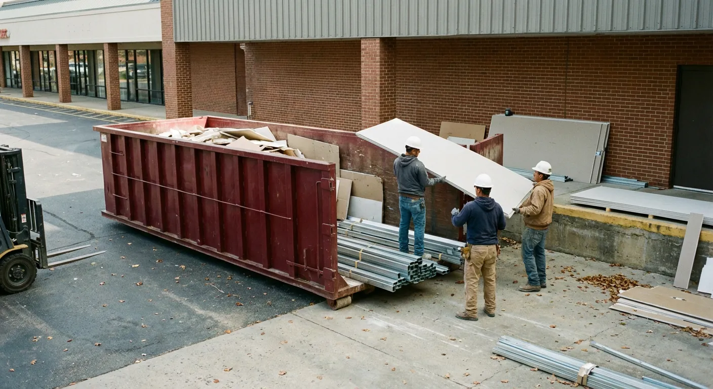 Commercial Strip-Mall Demolition in Richardson, TX