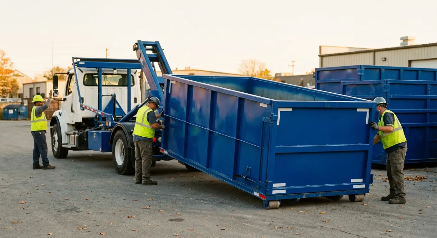 Commercial waste management and dumpster rental logistics in Richardson, TX