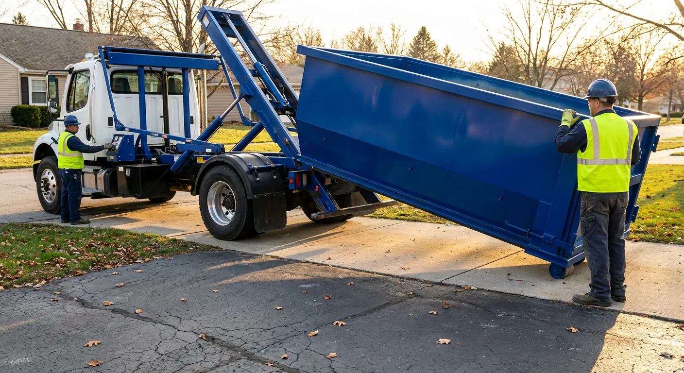 Roll-off dumpster rental service in Richardson, TX