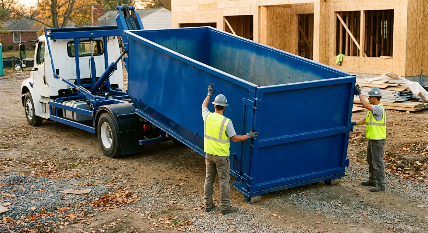 Construction dumpster delivery and waste management in Richardson, TX