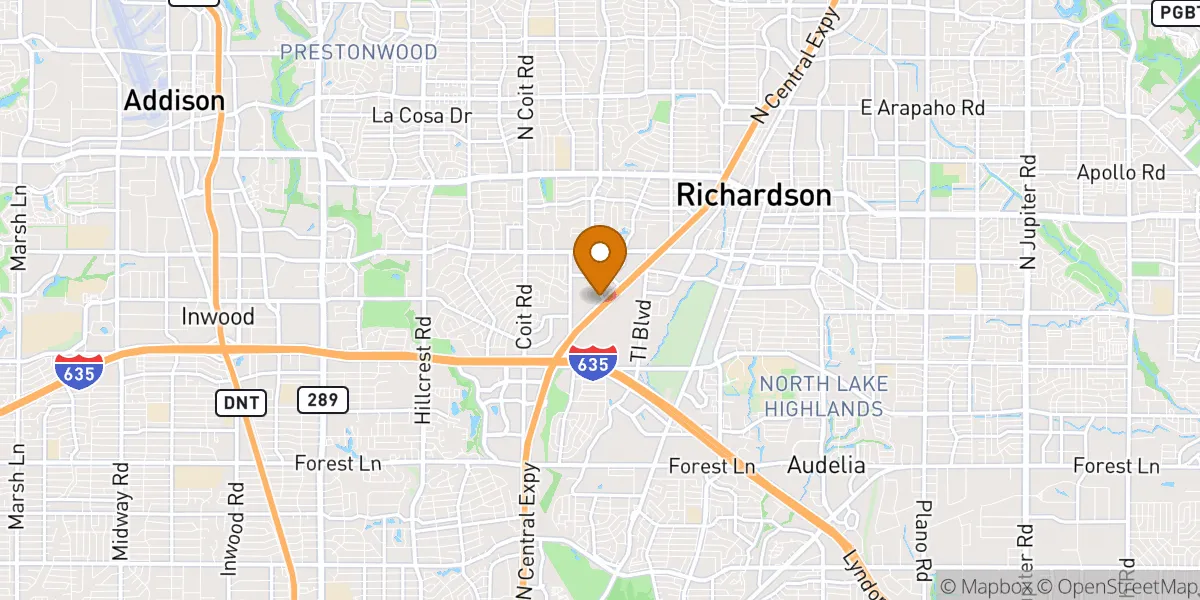  neighborhood map in Richardson, TX