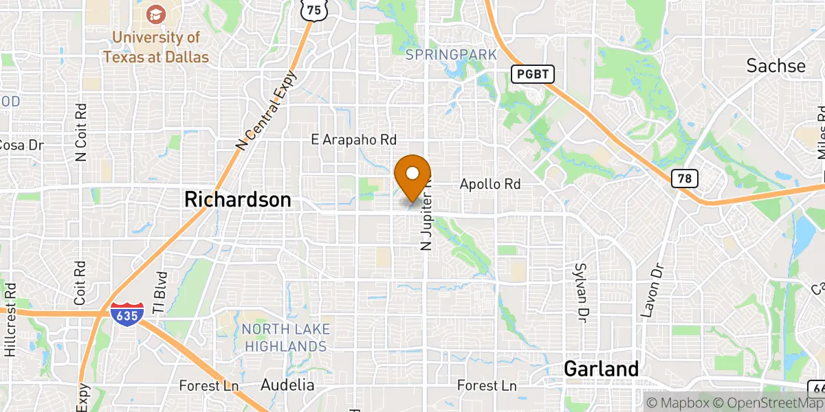  neighborhood map in Richardson, TX