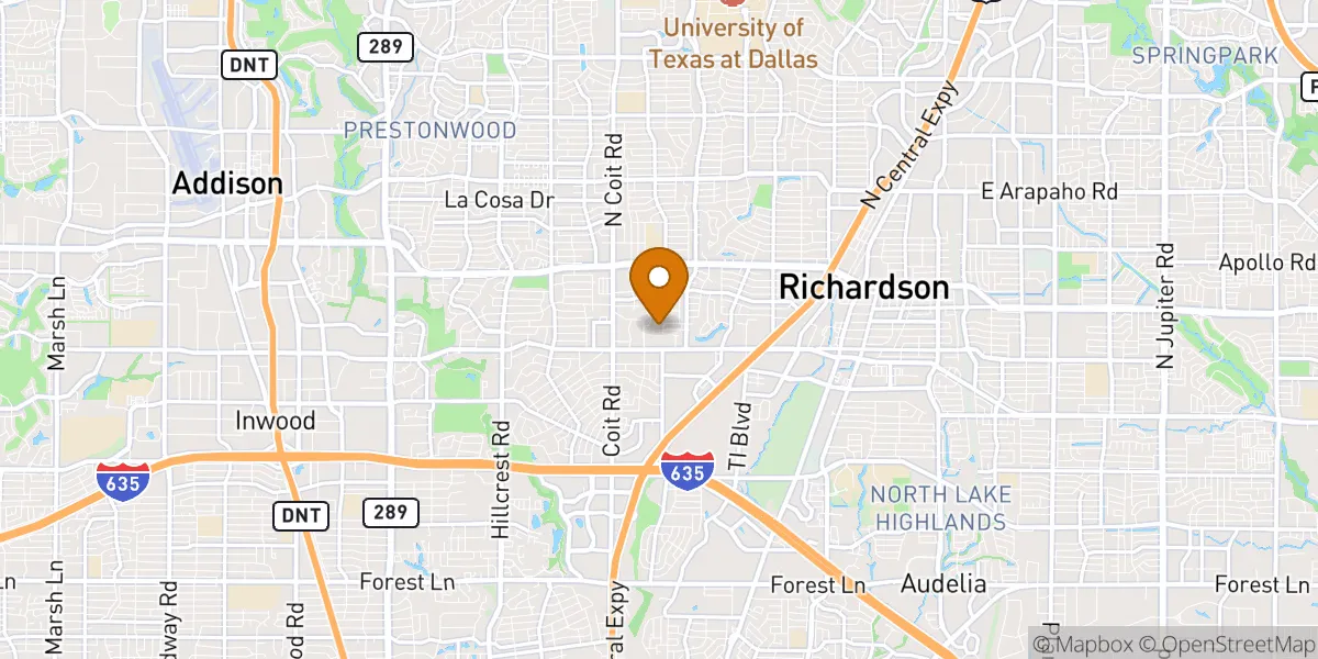  neighborhood map in Richardson, TX