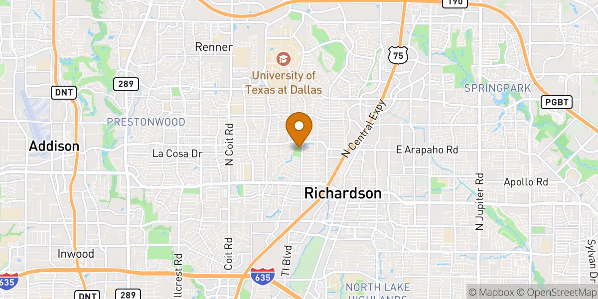  neighborhood map in Richardson, TX