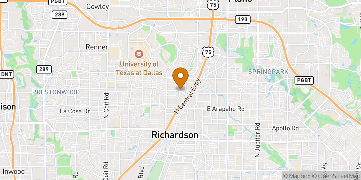  neighborhood map in Richardson, TX
