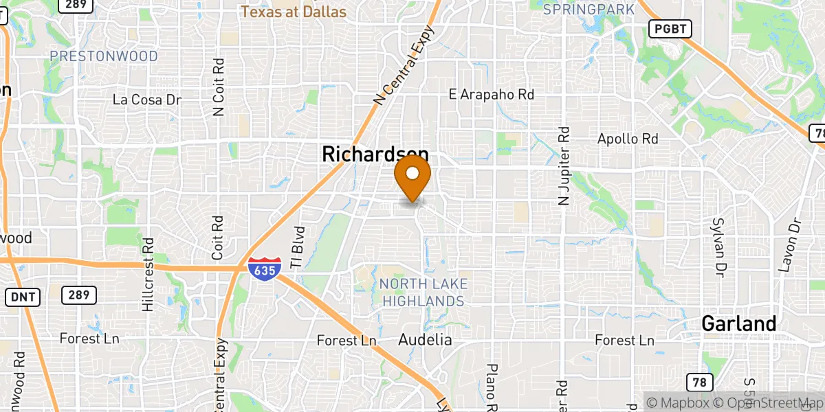  neighborhood map in Richardson, TX